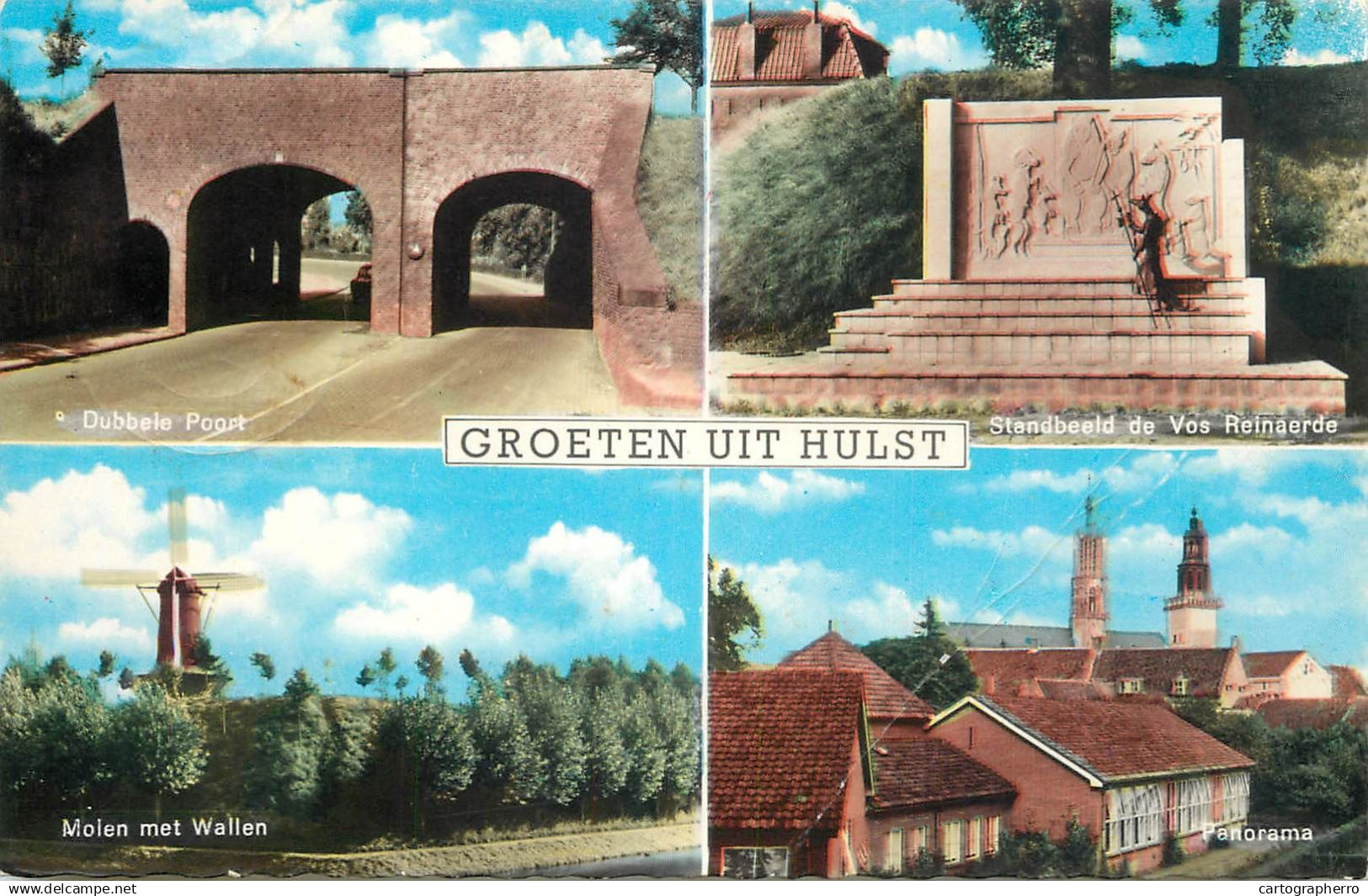 Netherlands Groeten uit Hulst multi view