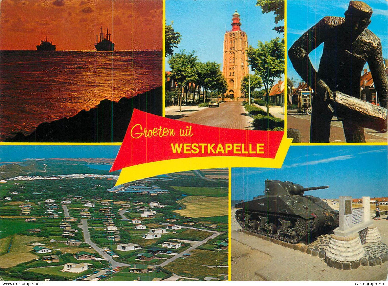 Netherlands Groeten uit Westkapelle multi view