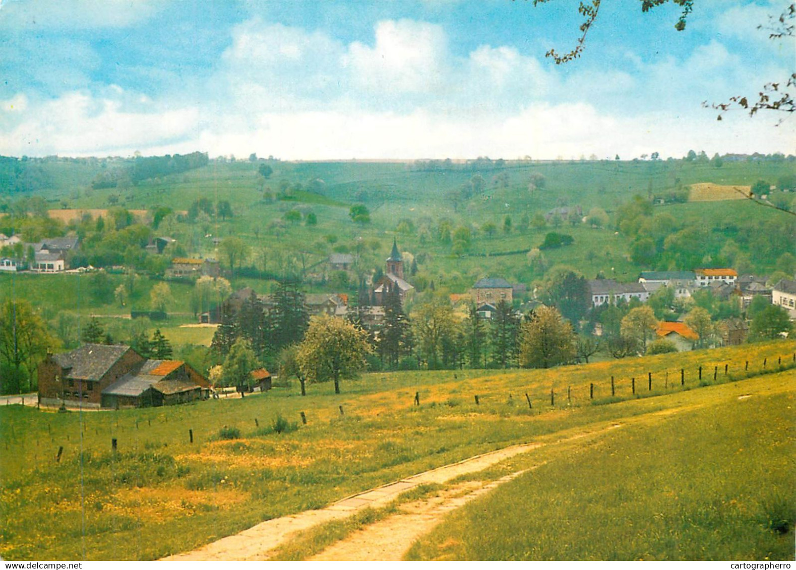 Netherlands Slenaken Limburg picturesque countryside area general view