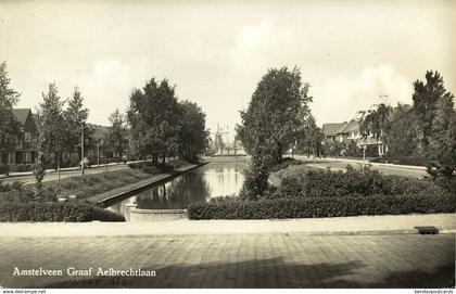 Nederland, AMSTELVEEN, Graaf Aelbrechtlaan (1954) Ansichtkaart