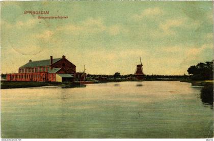 CPA APPINGEDAM Bronsmotorenfabriek NETHERLANDS (706186)