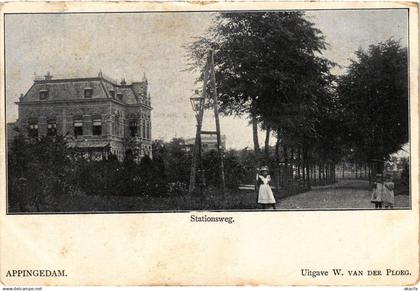 CPA APPINGEDAM Stationsweg NETHERLANDS (705957)