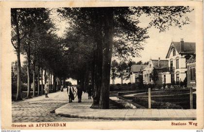 CPA APPINGEDAM Stationsweg NETHERLANDS (706146)