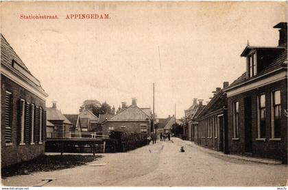 CPA APPINGEDAM Stationsweg NETHERLANDS (706208)