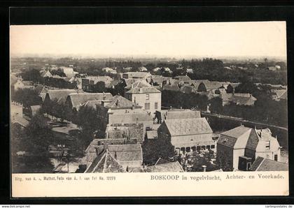 AK Boskoop, Achter- en Voorkade in vogelvlucht