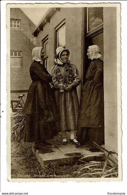CPA Carte Postale -Pays Bas-Zeeland Cadzand-Een buurpraatje-1937 VM24976br