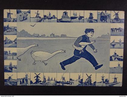 Delft Folklore Moulins Enfants