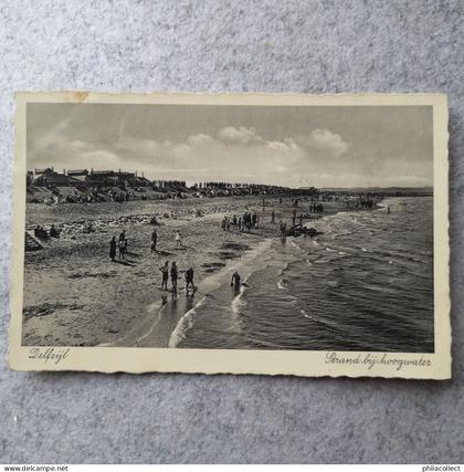 Delfzijl (Grn.) Strand bij Hoogwater 193?