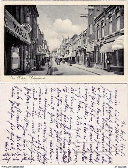 Postkaart Den Helder Keizerstraat 1950