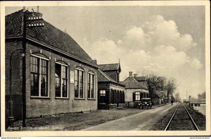 CPA Boven Smilde Bovensmilde Drenthe, Geref. Schule