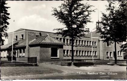 CPA Exloo Drenthe Niederlande, Raadhuis Gem. Odoorn