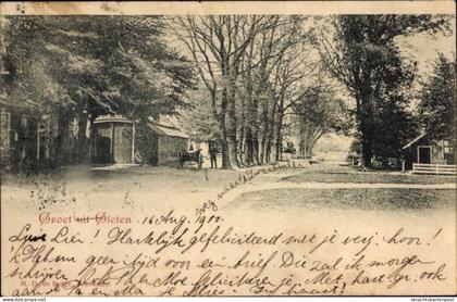 CPA Gieten Drenthe Niederlande, Straßenpartie