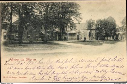 CPA Gieten Drenthe Niederlande, Straßenpartie