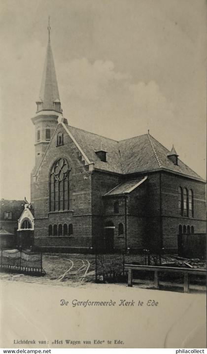 Ede (Gld.) De Gereformeerde Kerk ca 1900 uitg. Het Wapen van Ede