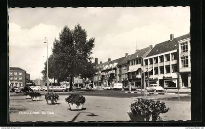 AK Emmeloord, De Deel, Strassenpartie mit Geschäften