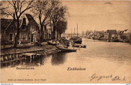 CPA AK ENKHUIZEN Oosterhaven NETHERLANDS (603930)