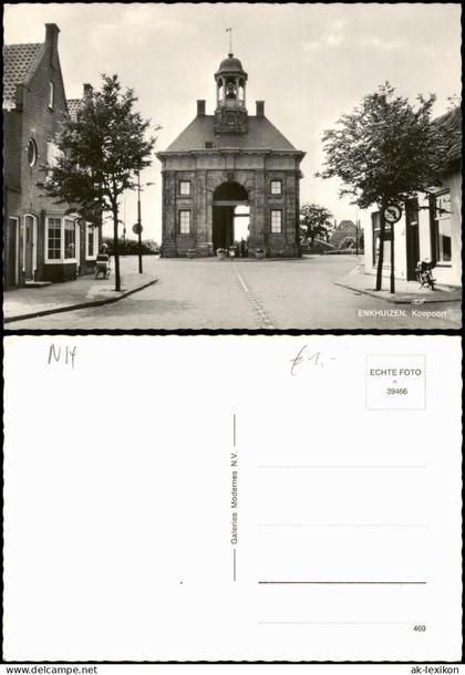 Postkaart Enkhuizen Koepoort (Stadttor) 1955