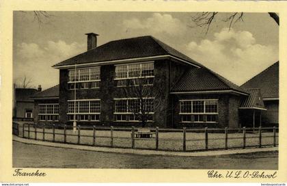 Netherlands, FRANEKER, Chr. U.L.O. School (1930s) Postcard