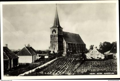 CPA Makkum Friesland Niederlande, Herv. Kerk