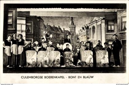 CPA Culemborg Gelderland, Boerenkapel, Bont en Blauw