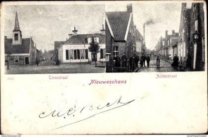 CPA Nieuweschans Groningen, Torenstraat, Achterstraat