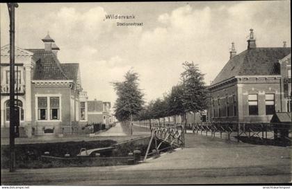 CPA Wildervank Groningen Niederlande, Stationsstraat