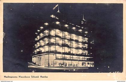 Nederland - HEERLEN (LI) Nachtopname Nieuwbouw Schuunk - Uitg. J. Cohnen