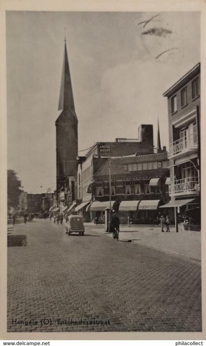 Hengelo (Ov) Enschedesestraat 19?? Stempel inkt voorzijde