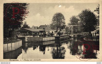 HOOGEVEEN 't Kruis met eiermarkt    DRENTHE HOOGEVEEN  HOLLAND HOLANDA NETHERLANDS