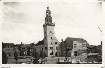 CPA Hulst Stadhuis met Markt NETHERLANDS (728868)