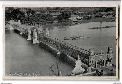 Nederland - KAMPEN - Ijssel en Ijsselbrug - MECHANICAL POSTCARD
