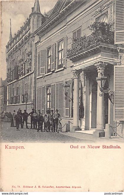 Nederland - KAMPEN (OV) Oud en Nieuw Stadhuis - Uitg. Schaefer