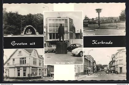 AK Kerkrade, Tunnel, Hertenpark, Postkantoor, Hoofdstraat