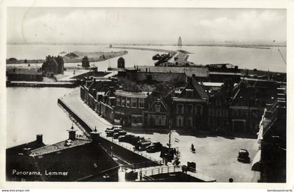 Netherlands, LEMMER, Panorama (1952) RPPC Postcard