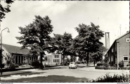 CPA Tegelen Limburg, Wevelickhovenstraat, Wohngebiet, Automobil