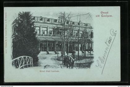 Mondschein-AK Lochem, Hotel Stad Lochem