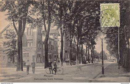 Nederland - MEPPEL - Stationsweg hoek Parklaan