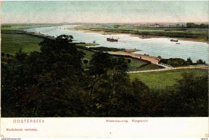 CPA AK OOSTERBEEK Westerbouwing Rijngezicht NETHERLANDS (604719)