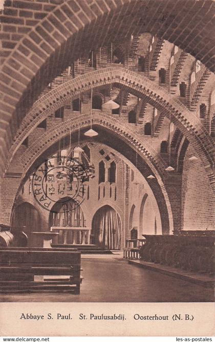 PAYS BAS OOSTERHOUT ABBAYE SAINT PAUL