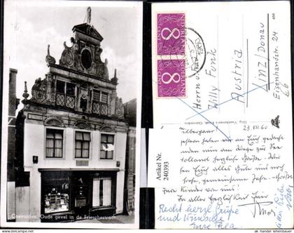 240393,Coevorden Oude gevel in de Frieschestraat Ansicht Geschäft