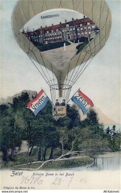 3701 Zeist - Zeist (Niederlande) Mechanik-Drehkarte, Ballon I-II - 55097086