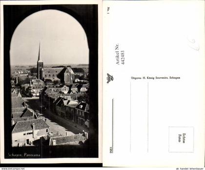 442481,Netherlands Schagen Panorama Teilansicht Kirche