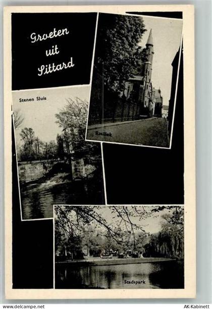 6131 Sittard Foto AK Kirche Stadtpark Schloss - 39978570