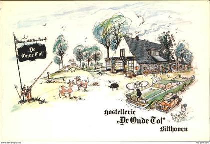 Bilthoven Hostellerie De Oude Tol Karikatur
