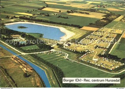 Borger Drenthe Recreatiecentrum Hunzdal Fliegeraufnahme