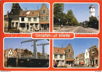 Brielle Niederlande Restaurant Wasserturm Ortsmotiv Hebebruecke