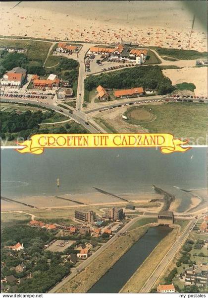 Cadzand Zeeland Fliegeraufnahme