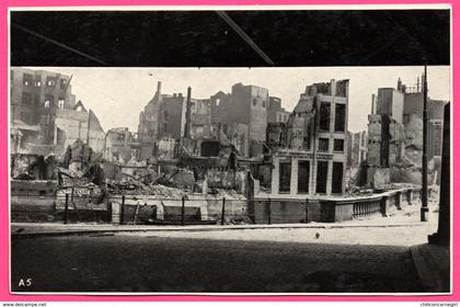 Carte Photo - Lieu à identifier - Bombardement 1940 - Kolk - Ravin