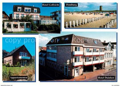 Domburg NL Hotel Golfzicht Domburg Strand Appartementen Hotel Duinlust