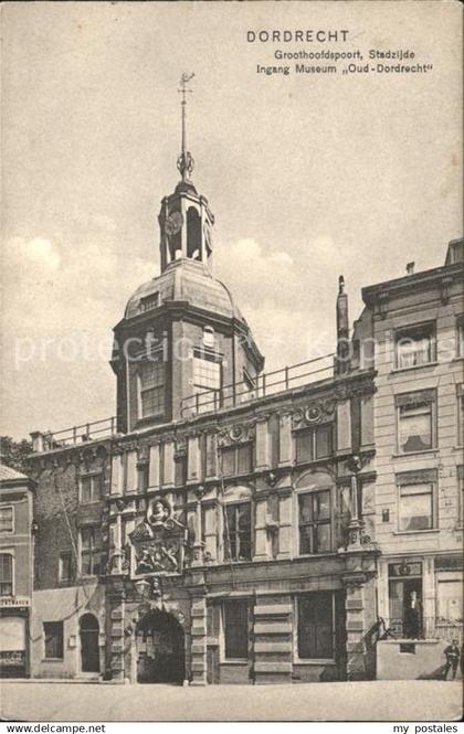 Dordrecht Groothoofdspoort Stadzije Museum Oud Dordrecht
